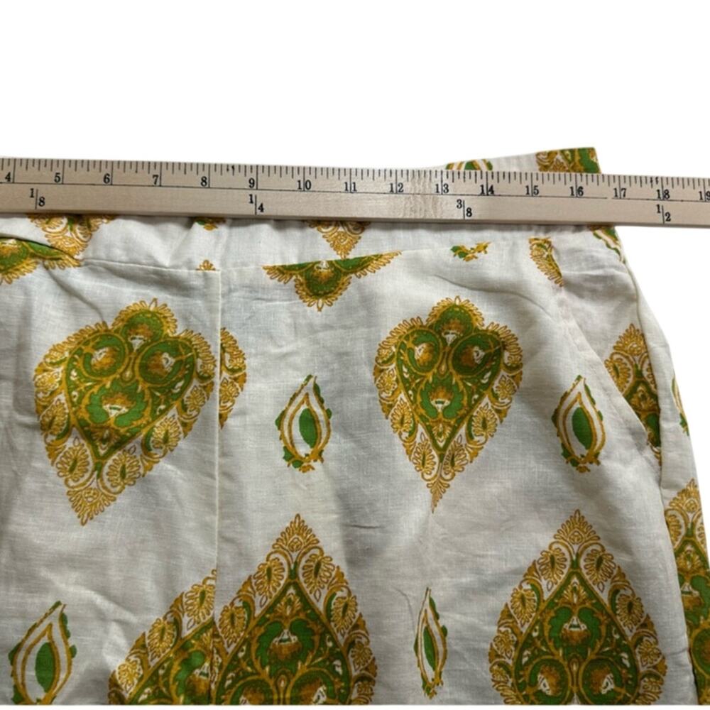 NWT Haute Hippie Linen Blend 2 Piece Set Short Sleeve Top Wide Leg Pants Size‎ L - Picture 6 of 13